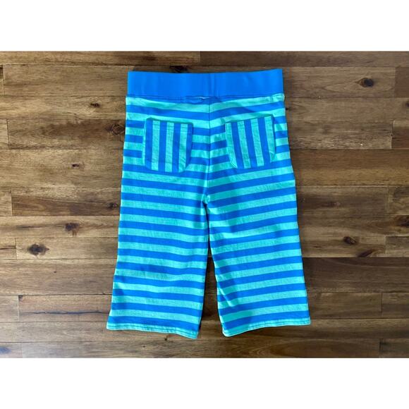 NEW Wildflowers Daydream Believer Blue Stripe Sonic Straightees Capri Knit Pants - Picture 4 of 7